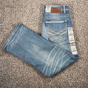 BKE Jake Bootleg Jeans Men's 32S Medium Wash Performance Stretch Denim NWT 32x29